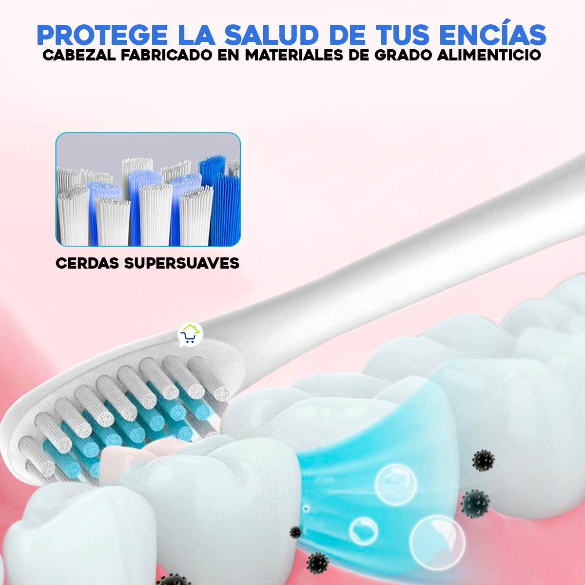 ESPUMA BLANQUEADORA | DESCUBRE TU SONRISA + Cepillo Eléctrico 6 en 1 de REGALO!!