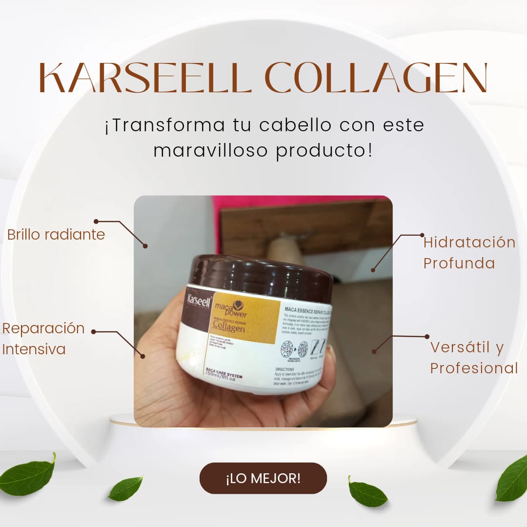 Mascarilla Capilar Karseell  250ML_3ᴬ+ Gratis Aceite Karseell 60 ml