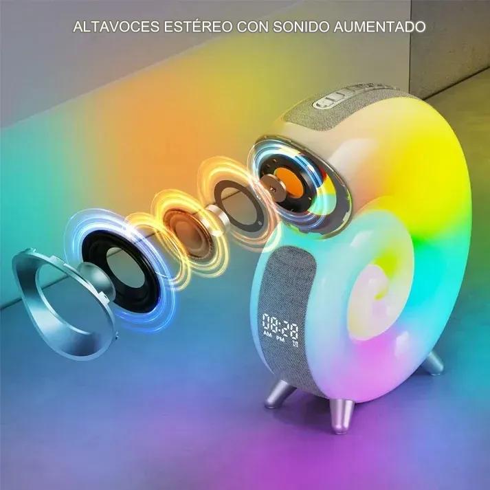 Sound Pro:  Ilumina, Conecta y Despierta: Todo en una Lámpara Inteligente.