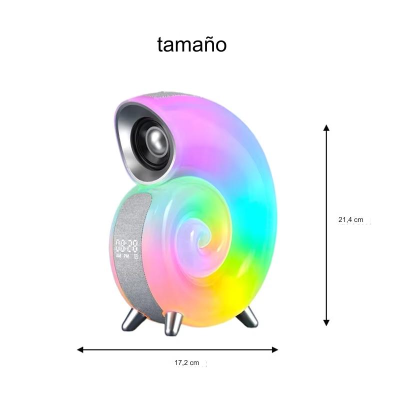 Sound Pro:  Ilumina, Conecta y Despierta: Todo en una Lámpara Inteligente.