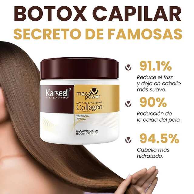 Mascarilla Capilar Karseell  250ML_3ᴬ+ Gratis Aceite Karseell 60 ml