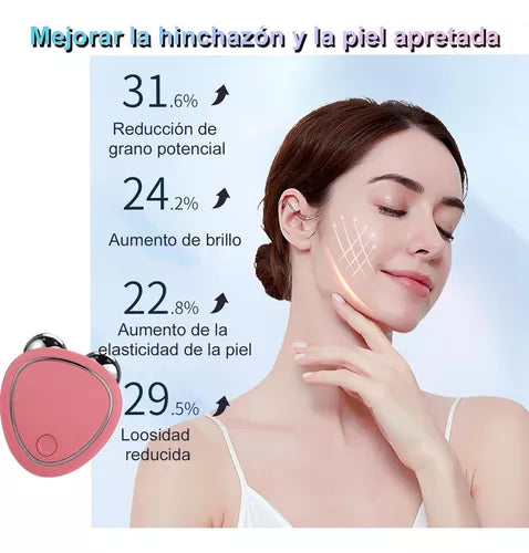 Dispositivo de Rejuvenecimiento Facial con Microcorriente